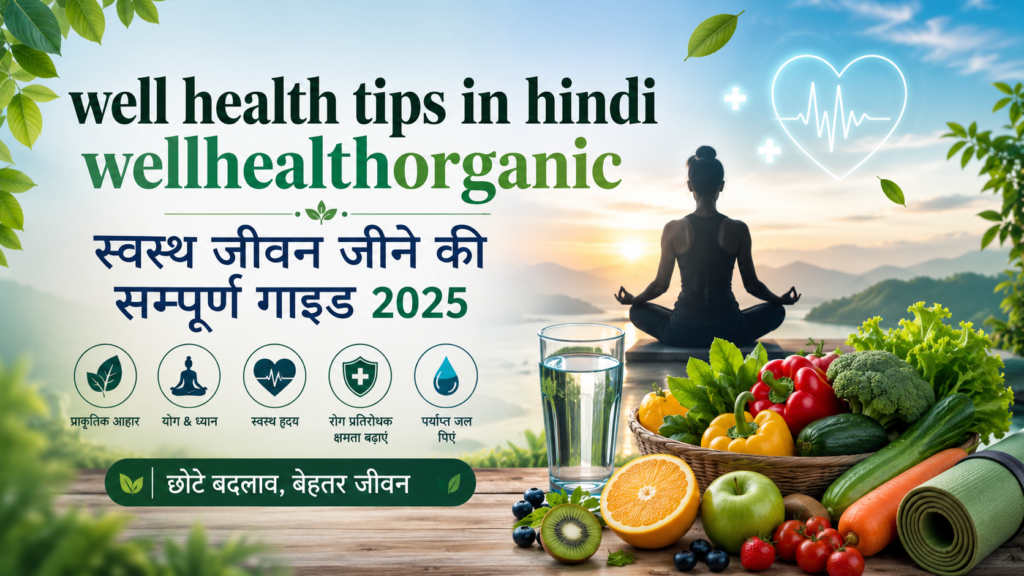 well health tips in hindi wellhealthorganic