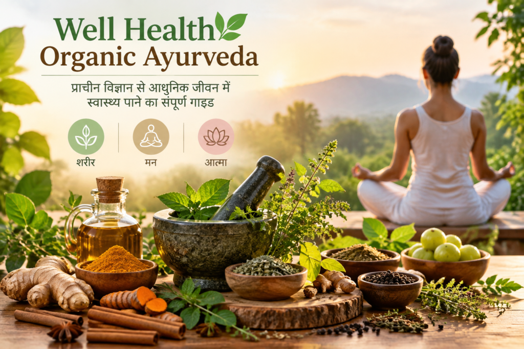 Well Health Organic Ayurveda: प्राचीन विज्ञान से आधुनिक जीवन में स्वास्थ्य पाने का संपूर्ण गाइड आज की तेज़ रफ्तार जिंदगी में जहां हर कोई तनाव, अनियमित दिनचर्या और प्रदूषण से जूझ रहा है, वहां आयुर्वेद एक ऐसा प्राचीन विज्ञान है जो शरीर, मन और आत्मा के बीच संतुलन बनाकर स्वस्थ जीवन जीने का रास्ता दिखाता है। Well Health Organic Ayurveda जैसी वेबसाइट्स इसी सोच के साथ काम करती हैं, जहां हजारों साल पुराने आयुर्वेदिक सिद्धांतों को आज की जीवनशैली के हिसाब से सरल और समझने योग्य तरीके से पेश किया जाता है। इस लेख में हम विस्तार से जानेंगे कि आयुर्वेद आखिर है क्या, इसके मूल सिद्धांत क्या हैं, और रोजमर्रा की जिंदगी में इसे अपनाकर किस तरह बेहतर स्वास्थ्य पाया जा सकता है। आयुर्वेद आखिर है क्या आयुर्वेद शब्द संस्कृत के दो शब्दों "आयु" और "वेद" से मिलकर बना है, जिसका अर्थ है जीवन का विज्ञान। यह लगभग पांच हजार साल पुरानी भारतीय चिकित्सा पद्धति है, जो केवल बीमारी ठीक करने पर ही ध्यान नहीं देती, बल्कि बीमारी को होने से पहले ही रोकने पर जोर देती है। आधुनिक चिकित्सा जहां अक्सर लक्षणों का इलाज करने पर केंद्रित होती है, वहीं आयुर्वेद बीमारी की जड़ तक पहुंचकर उसे समझने और संतुलित जीवनशैली के जरिए उसे ठीक करने का प्रयास करता है। आयुर्वेद का मानना है कि हर व्यक्ति का शरीर अलग होता है, और इसलिए स्वास्थ्य को बनाए रखने का तरीका भी हर व्यक्ति के लिए अलग हो सकता है। यही वजह है कि आयुर्वेदिक चिकित्सा व्यक्ति की प्रकृति, यानी उसके शरीर की मूल संरचना को समझकर ही उपचार और जीवनशैली संबंधी सुझाव देती है। त्रिदोष सिद्धांत: आयुर्वेद की नींव आयुर्वेद के अनुसार, मानव शरीर तीन मूल ऊर्जाओं या दोषों से मिलकर बना है, जिन्हें वात, पित्त और कफ कहा जाता है। इन तीनों दोषों का संतुलन ही अच्छे स्वास्थ्य की कुंजी माना जाता है, और जब इनमें असंतुलन आता है, तभी शरीर में बीमारियां जन्म लेती हैं। वात दोष हवा और आकाश तत्वों से बना माना जाता है, और यह शरीर में गति, तंत्रिका तंत्र और सांस से जुड़ी प्रक्रियाओं को नियंत्रित करता है। जिन लोगों में वात दोष की प्रधानता होती है, वे आमतौर पर दुबले-पतले, ऊर्जावान लेकिन कभी-कभी चिंतित स्वभाव के होते हैं। वात असंतुलन होने पर अक्सर जोड़ों में दर्द, अनिद्रा और पाचन संबंधी समस्याएं देखने को मिलती हैं। पित्त दोष अग्नि और जल तत्वों से मिलकर बनता है, और यह शरीर में पाचन, चयापचय और शरीर के तापमान को नियंत्रित करने का काम करता है। पित्त प्रधान व्यक्ति आमतौर पर तेज दिमाग वाले, महत्वाकांक्षी और अनुशासित होते हैं, लेकिन असंतुलन होने पर उन्हें एसिडिटी, त्वचा पर जलन और गुस्से जैसी समस्याएं हो सकती हैं। कफ दोष पृथ्वी और जल तत्वों से बना होता है, और यह शरीर की संरचना, स्थिरता और प्रतिरोधक क्षमता से जुड़ा होता है। कफ प्रधान व्यक्ति आमतौर पर शांत स्वभाव के, मजबूत शरीर वाले और धैर्यवान होते हैं, लेकिन असंतुलन की स्थिति में उन्हें वजन बढ़ने, सुस्ती और सर्दी-जुकाम जैसी समस्याओं का सामना करना पड़ सकता है। आयुर्वेदिक जीवनशैली के मूल सिद्धांत दिनचर्या का महत्व आयुर्वेद में दिनचर्या, यानी दैनिक जीवनशैली को बहुत महत्व दिया जाता है। सुबह जल्दी उठना, सूर्योदय के साथ दिन की शुरुआत करना और रात को समय पर सोना शरीर की प्राकृतिक घड़ी के साथ तालमेल बिठाने में मदद करता है। आयुर्वेद के अनुसार, सुबह का समय शरीर को detox करने और मन को शांत रखने के लिए सबसे उपयुक्त होता है। सुबह उठते ही गुनगुना पानी पीना, जीभ की सफाई करना और हल्का व्यायाम या योग करना दिनचर्या का एक अहम हिस्सा माना जाता है। इससे न केवल पाचन तंत्र सक्रिय होता है, बल्कि पूरे दिन के लिए शरीर और मन दोनों तैयार हो जाते हैं। आहार और पाचन का संबंध आयुर्वेद में भोजन को केवल पेट भरने का साधन नहीं, बल्कि औषधि के समान माना जाता है। यह सिद्धांत कहता है कि सही समय पर, सही मात्रा में और अपनी प्रकृति के अनुसार भोजन करने से न केवल शारीरिक बल्कि मानसिक स्वास्थ्य भी बेहतर बना रहता है। आयुर्वेद के अनुसार पाचन अग्नि, जिसे अग्नि कहा जाता है, स्वास्थ्य की सबसे महत्वपूर्ण कड़ी है, और जब यह कमजोर पड़ती है, तभी शरीर में विषैले तत्व यानी आम जमा होने लगते हैं, जो कई बीमारियों की जड़ बनते हैं। ताजा, मौसमी और घर का बना भोजन आयुर्वेद में सबसे उपयुक्त माना जाता है। ठंडा, बासी या अत्यधिक प्रोसेस्ड भोजन पाचन अग्नि को कमजोर करता है, जबकि गर्म, ताजा और सुपाच्य भोजन उसे मजबूत बनाए रखता है। इसके अलावा भोजन को धीरे-धीरे, शांत मन से और बिना किसी विचलन के खाना भी आयुर्वेद में उतना ही महत्वपूर्ण माना जाता है जितना कि भोजन की गुणवत्ता। रोजमर्रा की समस्याओं के लिए आयुर्वेदिक उपाय प्रतिरोधक क्षमता बढ़ाने के तरीके आजकल प्रतिरोधक क्षमता यानी इम्यूनिटी को मजबूत बनाना हर किसी की प्राथमिकता बन गया है, और आयुर्वेद इस मामले में सदियों पुराने प्रभावी उपाय प्रदान करता है। हल्दी वाला दूध, जिसे आयुर्वेद में "स्वर्ण दूध" भी कहा जाता है, अपने एंटी-बैक्टीरियल और एंटी-इंफ्लेमेटरी गुणों के कारण प्रतिरोधक क्षमता बढ़ाने में सहायक माना जाता है। तुलसी, अदरक और काली मिर्च से बना काढ़ा भी सर्दी-जुकाम से बचाव और प्रतिरोधक क्षमता मजबूत करने का एक पारंपरिक तरीका है। इसके अलावा आंवला, जो विटामिन सी का एक प्राकृतिक स्रोत माना जाता है, नियमित रूप से सेवन करने पर शरीर की रोगों से लड़ने की क्षमता को बेहतर बनाता है। तनाव और मानसिक स्वास्थ्य आयुर्वेद केवल शारीरिक स्वास्थ्य तक सीमित नहीं है, बल्कि यह मानसिक शांति को भी उतना ही महत्व देता है। अश्वगंधा को आयुर्वेद में सबसे प्रभावी जड़ी-बूटियों में से एक माना जाता है, जो तनाव को कम करने और शरीर को थकान से उबारने में मदद करती है। नियमित रूप से इसका सेवन करने से नींद की गुणवत्ता में भी सुधार देखा गया है। इसके अलावा ध्यान और प्राणायाम को भी आयुर्वेदिक जीवनशैली का अभिन्न हिस्सा माना जाता है। रोजाना कुछ मिनट गहरी सांस लेने का अभ्यास करने से तंत्रिका तंत्र शांत होता है, जिससे तनाव और चिंता में स्वाभाविक रूप से कमी आती है। पाचन संबंधी समस्याओं का समाधान अपच, गैस और एसिडिटी जैसी समस्याएं आजकल आम हो गई हैं, और आयुर्वेद में इनके लिए कई सरल घरेलू उपाय बताए गए हैं। भोजन के बाद सौंफ चबाना पाचन को बेहतर बनाने का एक पुराना और असरदार तरीका है। इसके अलावा जीरा, अजवाइन और हींग जैसे मसाले भी पाचन अग्नि को सक्रिय करने में सहायक माने जाते हैं। त्रिफला, जो तीन फलों के मिश्रण से बना एक प्रसिद्ध आयुर्वेदिक चूर्ण है, पाचन तंत्र को साफ रखने और कब्ज जैसी समस्याओं से राहत दिलाने में बेहद कारगर माना जाता है। इसे रात को सोने से पहले गुनगुने पानी के साथ लेने की सलाह दी जाती है। त्वचा और बालों की देखभाल आयुर्वेद में त्वचा और बालों की देखभाल के लिए भी प्राकृतिक सामग्री पर जोर दिया जाता है। नीम, हल्दी और चंदन जैसी सामग्री त्वचा को शुद्ध करने और मुंहासों जैसी समस्याओं को कम करने में सहायक मानी जाती हैं। बालों के लिए भृंगराज और आंवला तेल का इस्तेमाल बालों को मजबूत बनाने और झड़ने से रोकने के लिए पारंपरिक रूप से किया जाता रहा है। आयुर्वेदिक जड़ी-बूटियों का महत्व आयुर्वेद में सैकड़ों जड़ी-बूटियों का जिक्र मिलता है, लेकिन कुछ ऐसी हैं जो अपने व्यापक फायदों के कारण खासतौर पर लोकप्रिय हैं। अश्वगंधा, तुलसी, गिलोय, शतावरी और ब्राह्मी इनमें प्रमुख हैं। गिलोय को खासतौर पर प्रतिरोधक क्षमता बढ़ाने और बुखार से उबरने में सहायक माना जाता है, जबकि ब्राह्मी को याददाश्त और एकाग्रता बेहतर बनाने के लिए इस्तेमाल किया जाता है। शतावरी महिलाओं के स्वास्थ्य, खासकर हार्मोनल संतुलन बनाए रखने के लिए पारंपरिक रूप से उपयोग की जाती रही है। इन जड़ी-बूटियों का सही तरीके से और सही मात्रा में सेवन करने पर ये शरीर को प्राकृतिक रूप से मजबूत बनाने में सहायक साबित होती हैं। योग और आयुर्वेद का आपसी संबंध योग और आयुर्वेद को अक्सर एक-दूसरे का पूरक माना जाता है, क्योंकि दोनों ही भारतीय परंपरा से निकले हैं और शरीर-मन के संतुलन पर जोर देते हैं। जहां आयुर्वेद आहार, जड़ी-बूटियों और जीवनशैली के जरिए शरीर को संतुलित करता है, वहीं योग शारीरिक मुद्राओं और सांस के अभ्यास के जरिए इसी संतुलन को मजबूत करता है। नियमित योगाभ्यास न केवल शरीर को लचीला बनाता है, बल्कि यह पाचन, रक्त संचार और मानसिक स्पष्टता को भी बेहतर बनाता है, जो आयुर्वेद के मूल सिद्धांतों से पूरी तरह मेल खाता है। यही कारण है कि कई आयुर्वेदिक विशेषज्ञ पूर्ण स्वास्थ्य के लिए योग को दिनचर्या में शामिल करने की सलाह देते हैं। आयुर्वेद को आधुनिक जीवनशैली में अपनाने के व्यावहारिक तरीके आयुर्वेद को पूरी तरह अपनाने के लिए जरूरी नहीं कि व्यक्ति अपनी पूरी जीवनशैली रातों-रात बदल दे। छोटे-छोटे बदलावों से शुरुआत करना कहीं अधिक व्यावहारिक और टिकाऊ साबित होता है। सुबह जल्दी उठने की आदत डालना, दिनभर पर्याप्त पानी पीना, ताजा भोजन को प्राथमिकता देना और सोने का एक निश्चित समय तय करना, ये सभी छोटे कदम धीरे-धीरे बड़ा असर दिखाते हैं। इसके अलावा अपनी प्रकृति यानी दोष को समझना भी फायदेमंद साबित होता है, क्योंकि इससे यह तय करने में आसानी होती है कि किस तरह का आहार और जीवनशैली आपके शरीर के लिए सबसे उपयुक्त रहेगी। कई आयुर्वेदिक विशेषज्ञ और वेबसाइट्स इस बारे में सरल जानकारी और मार्गदर्शन उपलब्ध कराती हैं, जिससे शुरुआत करने वालों के लिए यह प्रक्रिया आसान हो जाती है। आयुर्वेद अपनाते समय ध्यान रखने योग्य बातें आयुर्वेदिक उपायों का असर आमतौर पर धीरे-धीरे और स्थायी रूप से दिखाई देता है, इसलिए धैर्य बनाए रखना जरूरी है। किसी भी नई जड़ी-बूटी या उपाय को अपनाने से पहले, खासकर अगर व्यक्ति पहले से किसी दवा का सेवन कर रहा हो या किसी गंभीर स्वास्थ्य समस्या से जूझ रहा हो, तो योग्य आयुर्वेदिक चिकित्सक से सलाह लेना बेहद जरूरी है। इसके अलावा हर व्यक्ति की प्रकृति अलग होने के कारण, जो उपाय एक व्यक्ति के लिए फायदेमंद है, जरूरी नहीं कि वही दूसरे व्यक्ति के लिए भी उतना ही असरदार हो। इसलिए अपने शरीर को समझते हुए, धीरे-धीरे और सही जानकारी के आधार पर आयुर्वेदिक जीवनशैली अपनाना सबसे बेहतर तरीका माना जाता है। निष्कर्ष आयुर्वेद केवल एक चिकित्सा पद्धति नहीं, बल्कि एक संपूर्ण जीवनशैली है जो शरीर, मन और आत्मा के बीच संतुलन बनाए रखने पर जोर देती है। Well Health Organic Ayurveda जैसे प्लेटफॉर्म्स इसी प्राचीन ज्ञान को आज की भागदौड़ भरी जिंदगी में सरल और व्यावहारिक तरीके से पेश करने का काम करते हैं, ताकि लोग बिना किसी जटिलता के इसे अपनी दिनचर्या का हिस्सा बना सकें। सही दिनचर्या, संतुलित आहार, प्राकृतिक जड़ी-बूटियों और मानसिक शांति के अभ्यास के जरिए, आयुर्वेद आज भी उतना ही प्रासंगिक है जितना हजारों साल पहले था, और इसे अपनाकर एक स्वस्थ, संतुलित और लंबा जीवन जीना पूरी तरह संभव है। अक्सर पूछे जाने वाले सवाल आयुर्वेद क्या है और यह आधुनिक चिकित्सा से कैसे अलग है? आयुर्वेद एक प्राचीन भारतीय चिकित्सा पद्धति है जो बीमारी के लक्षणों के बजाय उसकी जड़ तक पहुंचकर शरीर, मन और जीवनशैली के संतुलन के जरिए स्वास्थ्य बनाए रखने पर जोर देती है, जबकि आधुनिक चिकित्सा अक्सर लक्षणों के तुरंत इलाज पर केंद्रित होती है। वात, पित्त और कफ दोष का क्या मतलब है? ये तीन दोष आयुर्वेद के अनुसार शरीर की मूल ऊर्जाएं हैं, जो शरीर की संरचना, पाचन, गति और मानसिक स्वभाव को नियंत्रित करती हैं, और इनका संतुलन ही अच्छे स्वास्थ्य की कुंजी माना जाता है। रोजाना आयुर्वेदिक दिनचर्या कैसे शुरू करें? सुबह जल्दी उठना, गुनगुना पानी पीना, हल्का व्यायाम या योग करना और ताजा भोजन को प्राथमिकता देना आयुर्वेदिक दिनचर्या शुरू करने के सरल और प्रभावी तरीके हैं। प्रतिरोधक क्षमता बढ़ाने के लिए कौन से आयुर्वेदिक उपाय सबसे अच्छे हैं? हल्दी वाला दूध, तुलसी-अदरक का काढ़ा और आंवला जैसे प्राकृतिक उपाय प्रतिरोधक क्षमता बढ़ाने में सबसे असरदार माने जाते हैं। तनाव कम करने के लिए आयुर्वेद क्या सुझाव देता है? अश्वगंधा का सेवन, नियमित ध्यान और प्राणायाम अभ्यास तनाव कम करने और मानसिक शांति बनाए रखने के लिए आयुर्वेद में सबसे प्रभावी माने जाते हैं। क्या आयुर्वेदिक उपाय सभी लोगों के लिए एक जैसे काम करते हैं? नहीं, क्योंकि हर व्यक्ति की प्रकृति यानी दोष अलग होती है, इसलिए आयुर्वेदिक उपाय और जीवनशैली संबंधी सुझाव भी व्यक्ति की प्रकृति के अनुसार अलग-अलग हो सकते हैं। पाचन संबंधी समस्याओं के लिए कौन से घरेलू आयुर्वेदिक नुस्खे कारगर हैं? भोजन के बाद सौंफ चबाना, जीरा और अजवाइन का सेवन, और रात को त्रिफला चूर्ण लेना पाचन संबंधी समस्याओं से राहत पाने के लोकप्रिय आयुर्वेदिक तरीके हैं। क्या आयुर्वेद और योग एक साथ अपनाए जा सकते हैं? हां, आयुर्वेद और योग एक-दूसरे के पूरक माने जाते हैं, और दोनों को साथ अपनाने से शरीर और मन का संतुलन कहीं अधिक बेहतर तरीके से बना रहता है। क्या आयुर्वेदिक जड़ी-बूटियां लेने से पहले डॉक्टर से सलाह लेना जरूरी है? हां, खासकर अगर व्यक्ति पहले से किसी दवा का सेवन कर रहा हो या किसी गंभीर स्वास्थ्य समस्या से जूझ रहा हो, तो किसी योग्य आयुर्वेदिक चिकित्सक से सलाह लेना जरूरी माना जाता है। आयुर्वेदिक जीवनशैली अपनाने में कितना समय लगता है असर दिखने में? आयुर्वेदिक उपायों का असर आमतौर पर धीरे-धीरे दिखता है, कुछ हफ्तों से लेकर कुछ महीनों तक, इसलिए धैर्य बनाए रखना और नियमितता से इसे अपनाना सबसे जरूरी माना जाता है।