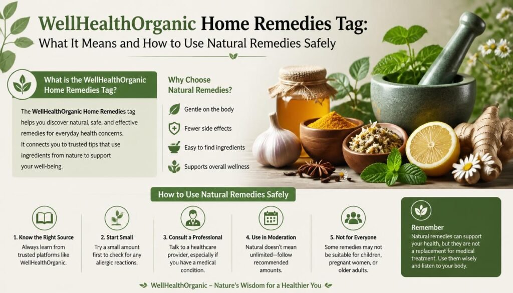 WellHealthOrganic Home Remedies Tag: What It Means and How to Use Natural Remedies Safely